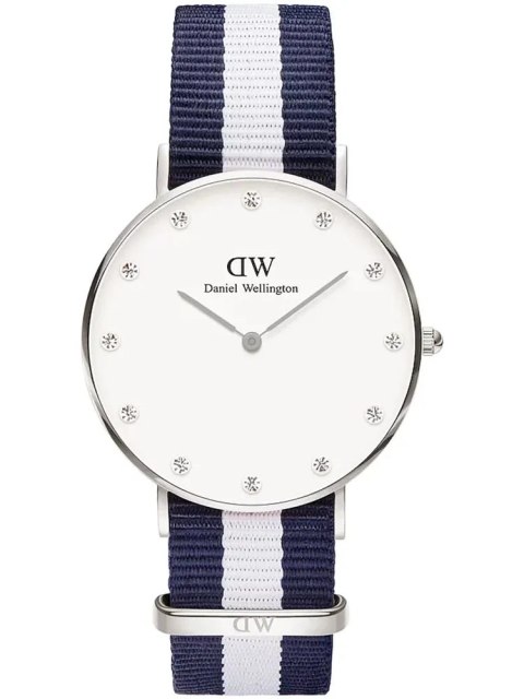 Daniel Wellington ZEGAREK DAMSKI DANIEL WELLINGTON Glasgow Silver DW00100082 + BOX