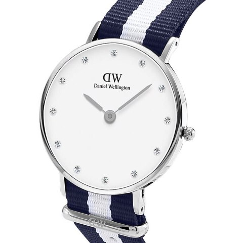 Daniel Wellington ZEGAREK DAMSKI DANIEL WELLINGTON Glasgow Silver DW00100082 + BOX