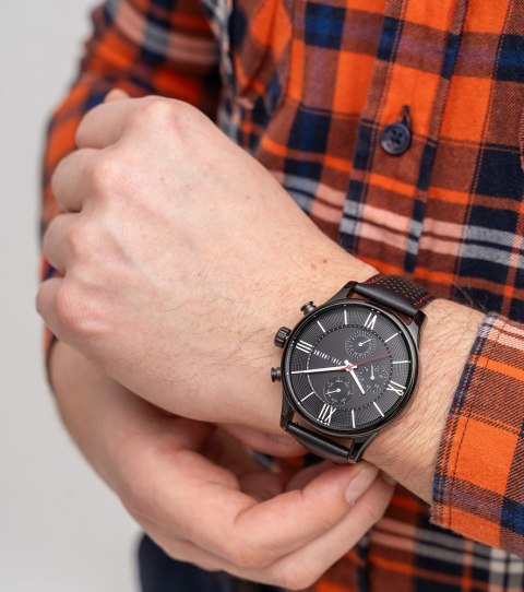 Paul Lorens ZEGAREK MĘSKI PAUL LORENS - PL11652A6-1A3 (zg355b) + BOX