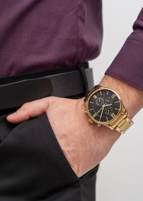 Paul Lorens ZEGAREK MĘSKI PAUL LORENS - PL11652B6-1D1 (zg356b) + BOX