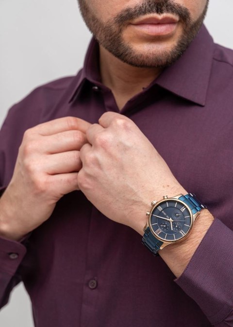 Paul Lorens ZEGAREK MĘSKI PAUL LORENS - PL11652B6-6F3 (zg356e) + BOX