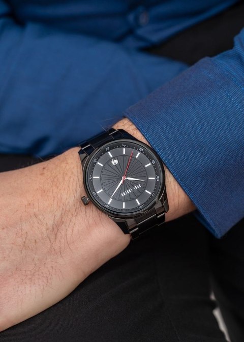 Paul Lorens ZEGAREK MĘSKI PAUL LORENS - PL12156B2-1A5 (zg357d) + BOX