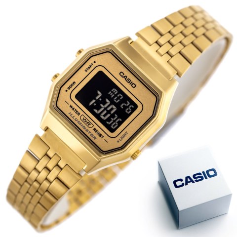 Casio ZEGAREK DAMSKI CASIO VINTAGE LA680WGA-9B + BOX