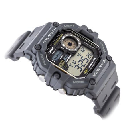 Casio ZEGAREK MĘSKI CASIO Digital Moonphase WS-1700H-8AV + BOX