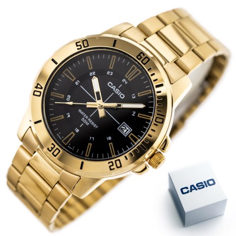 Casio ZEGAREK MĘSKI CASIO MTP-VD01G-1CVUDF (zd185d) + BOX
