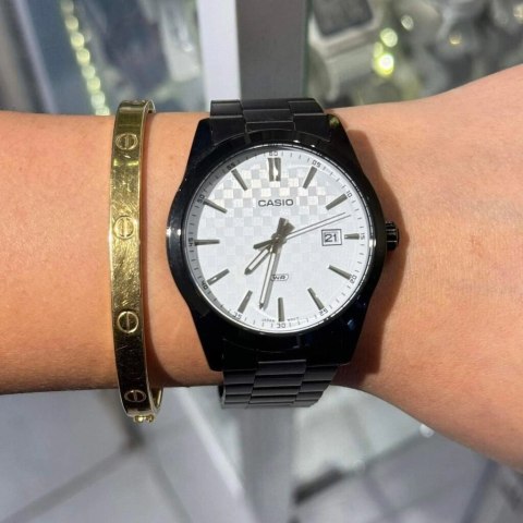 Casio ZEGAREK MĘSKI CASIO MTP-VD03B-7A + BOX