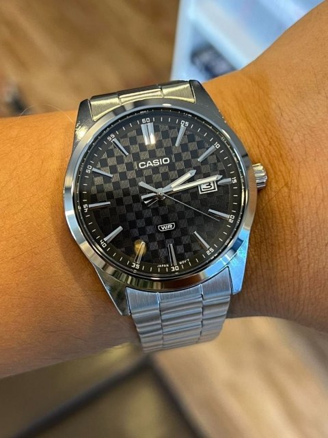Casio ZEGAREK MĘSKI CASIO MTP-VD03D-1A + BOX
