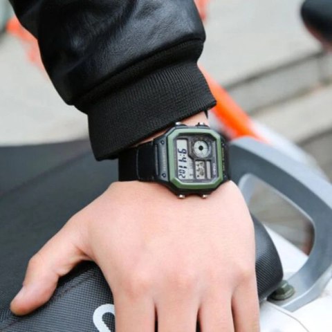 Casio ZEGAREK MĘSKI CASIO Sports AE-1200WHB-1B + BOX (zd146d)