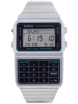 Casio ZEGAREK MĘSKI CASIO VINTAGE DATABANK DBC-611-1D + BOX