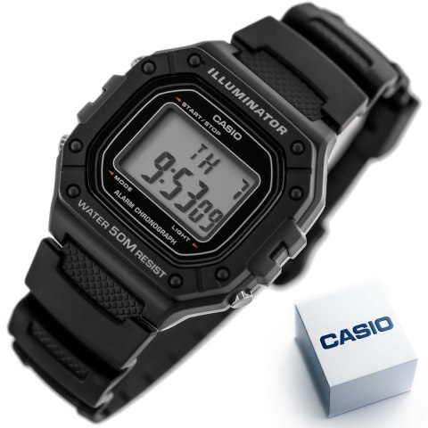 Casio ZEGAREK MĘSKI CASIO W-218H-1A + BOX