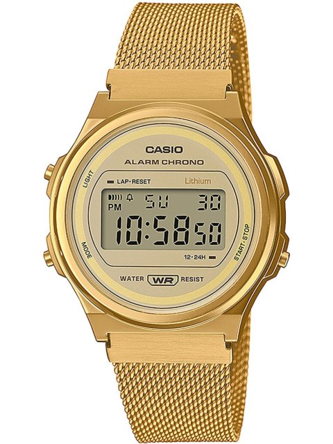 Casio Zegarek Damski Casio Vintage A171WEMG-9A + BOX (zd645a)