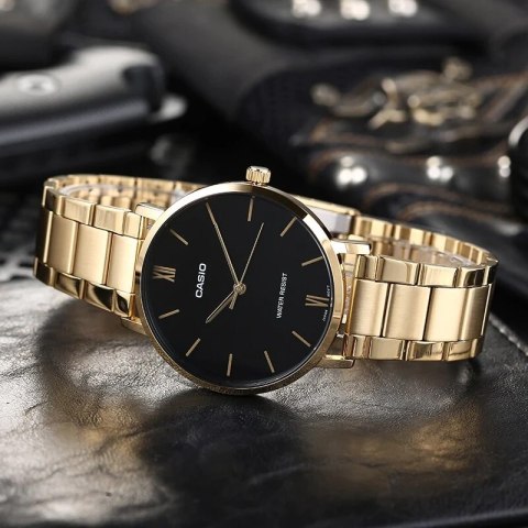 Casio Zegarek Męski Casio MTP-VT01G-1B + BOX