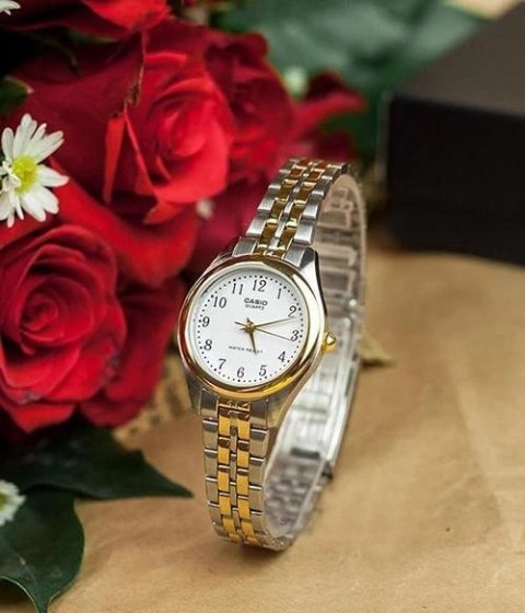 Casio ZEGAREK DAMSKI CASIO LTP-1129G-7B (zd602b) + BOX