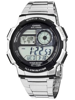 Casio ZEGAREK MĘSKI CASIO AE-1000WD 1A (zd073h) - WORLD TIME + BOX
