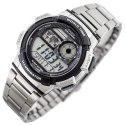 Casio ZEGAREK MĘSKI CASIO AE-1000WD 1A (zd073h) - WORLD TIME + BOX