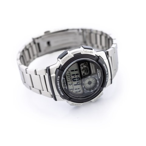 Casio ZEGAREK MĘSKI CASIO AE-1000WD 1A (zd073h) - WORLD TIME + BOX