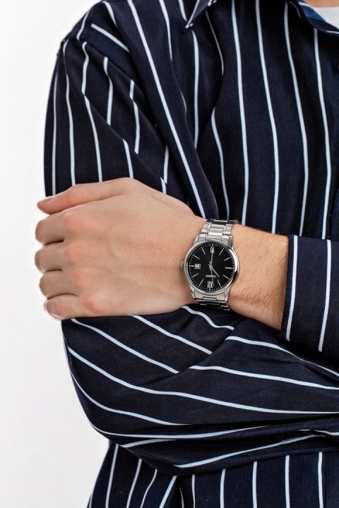Casio ZEGAREK MĘSKI CASIO MTP-V002D-1B3 + BOX (zd223a)
