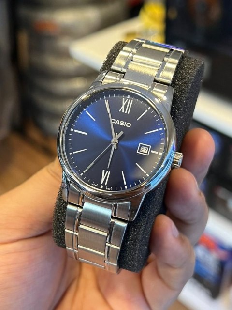 Casio ZEGAREK MĘSKI CASIO MTP-V002D-2B3 + BOX (zd223b)