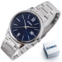 Casio ZEGAREK MĘSKI CASIO MTP-V002D-2B3 + BOX (zd223b)