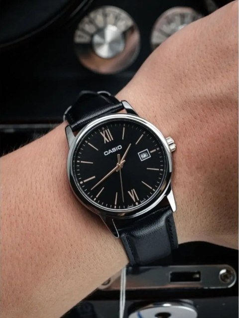 Casio ZEGAREK MĘSKI CASIO MTP-V002L-1B3 + BOX (zd224a)