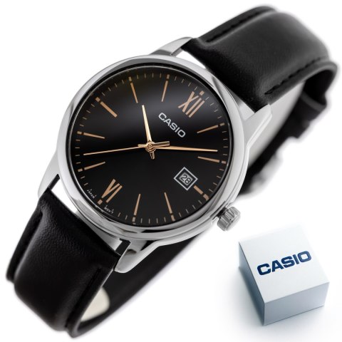 Casio ZEGAREK MĘSKI CASIO MTP-V002L-1B3 + BOX (zd224a)