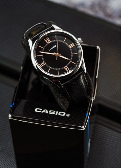 Casio ZEGAREK MĘSKI CASIO MTP-V005L-1B5 + BOX (zd225b)
