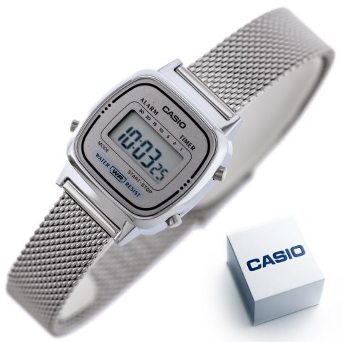 Casio Zegarek Damski Casio Retro Vintage LA670WEM-7DF + BOX