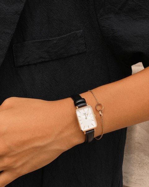 Daniel Wellington ZEGAREK DAMSKI DANIEL WELLINGTON DW00100434 - Quadro Pressed Sheffield Gold 32mm + BOX