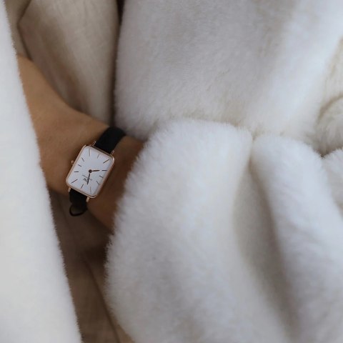 Daniel Wellington ZEGAREK DAMSKI DANIEL WELLINGTON DW00100434 - Quadro Pressed Sheffield Gold 32mm + BOX