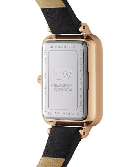 Daniel Wellington ZEGAREK DAMSKI DANIEL WELLINGTON DW00100434 - Quadro Pressed Sheffield Gold 32mm + BOX