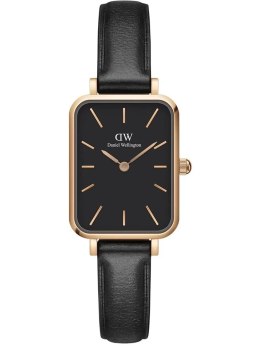 Daniel Wellington ZEGAREK DAMSKI DANIEL WELLINGTON DW00100435 - Quadro Pressed Sheffield Rose Gold 20mm + BOX