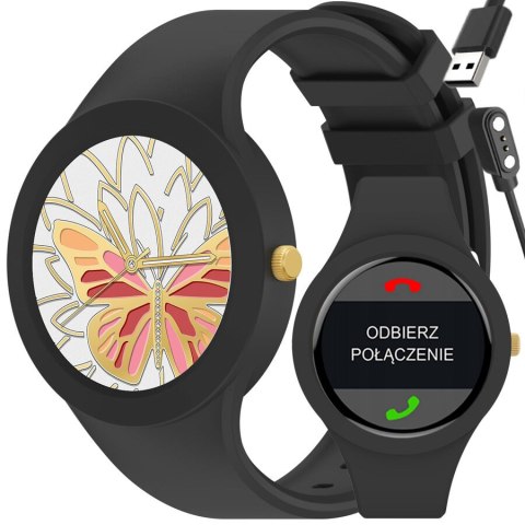 Gravity SMARTWATCH DAMSKI GRAVITY GT14-3 - ROZMOWY BLUETOOTH, WŁASNE TARCZE (sg026c)