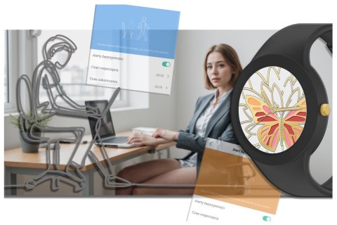 Gravity SMARTWATCH DAMSKI GRAVITY GT14-3 - ROZMOWY BLUETOOTH, WŁASNE TARCZE (sg026c)