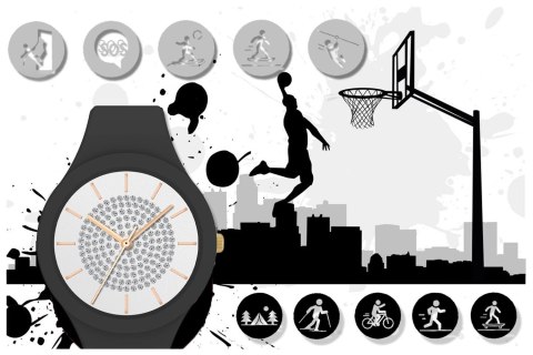 Gravity SMARTWATCH DAMSKI GRAVITY GT14-3 - ROZMOWY BLUETOOTH, WŁASNE TARCZE (sg026c)