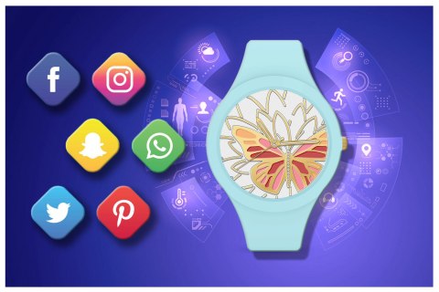 Gravity SMARTWATCH DAMSKI GRAVITY GT14-4 - ROZMOWY BLUETOOTH, WŁASNE TARCZE (sg026d)