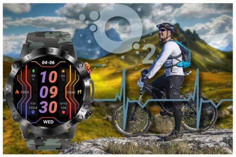 Gravity SMARTWATCH MĘSKI GRAVITY GT20-6 - AMOLED, DODATKOWY PASEK (sg024f)