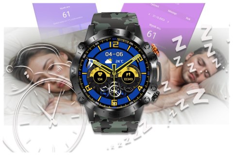 Gravity SMARTWATCH MĘSKI GRAVITY GT20-6 - AMOLED, DODATKOWY PASEK (sg024f)