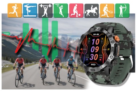 Gravity SMARTWATCH MĘSKI GRAVITY GT20-6 - AMOLED, DODATKOWY PASEK (sg024f)