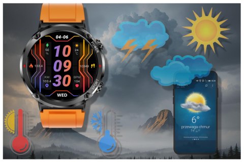 Gravity SMARTWATCH MĘSKI GRAVITY GT21-2 - BLUETOOTH CALL, DODATKOWY PASEK (sg025b)