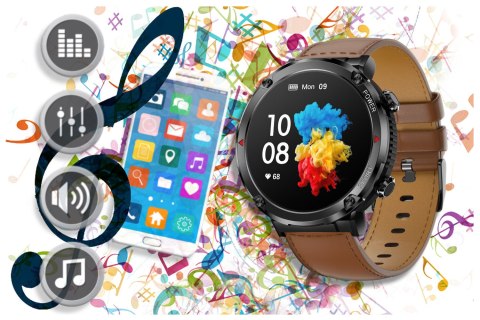 Gravity SMARTWATCH MĘSKI GRAVITY GT21-4 - BLUETOOTH CALL, DODATKOWY PASEK (sg025d)