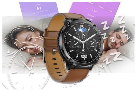 Gravity SMARTWATCH MĘSKI GRAVITY GT21-4 - BLUETOOTH CALL, DODATKOWY PASEK (sg025d)