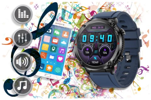 Gravity SMARTWATCH MĘSKI GRAVITY GT21-5 - BLUETOOTH CALL, DODATKOWY PASEK (sg025e)