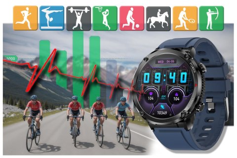 Gravity SMARTWATCH MĘSKI GRAVITY GT21-5 - BLUETOOTH CALL, DODATKOWY PASEK (sg025e)