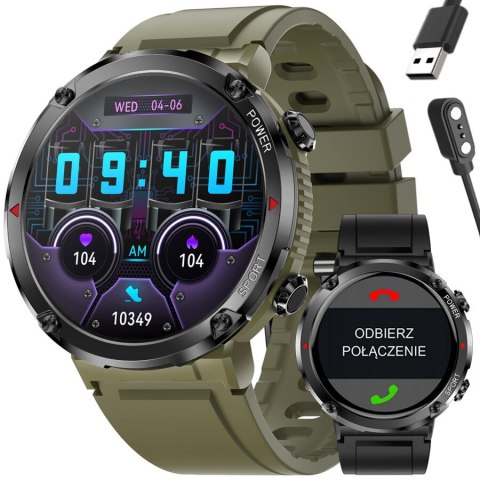 Gravity SMARTWATCH MĘSKI GRAVITY GT21-7 - BLUETOOTH CALL, DODATKOWY PASEK (sg025g)