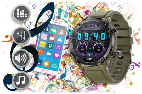 Gravity SMARTWATCH MĘSKI GRAVITY GT21-7 - BLUETOOTH CALL, DODATKOWY PASEK (sg025g)