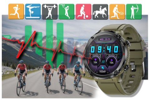 Gravity SMARTWATCH MĘSKI GRAVITY GT21-7 - BLUETOOTH CALL, DODATKOWY PASEK (sg025g)