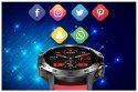 Gravity SMARTWATCH MĘSKI GRAVITY GT9-11 - WYKONYWANIE POŁĄCZEŃ, CIŚNIENIOMIERZ (sg021k)