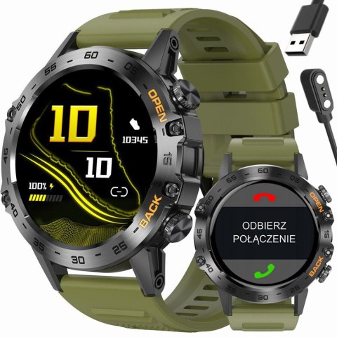 Gravity SMARTWATCH MĘSKI GRAVITY GT9-12 - WYKONYWANIE POŁĄCZEŃ, CIŚNIENIOMIERZ (sg021l)