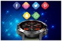 Gravity SMARTWATCH MĘSKI GRAVITY GT9-12 - WYKONYWANIE POŁĄCZEŃ, CIŚNIENIOMIERZ (sg021l)