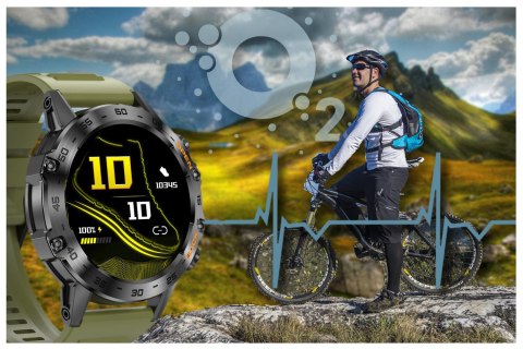 Gravity SMARTWATCH MĘSKI GRAVITY GT9-12 - WYKONYWANIE POŁĄCZEŃ, CIŚNIENIOMIERZ (sg021l)